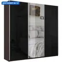 Шкаф-купе Мебельная компания е1 550279 230x210х57 см 10 полок лдсп цвет венге