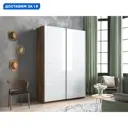 Шкаф-купе Мебельная компания е1 550582 230x120х57 см 8 полок лдсп цвет крафт табачный