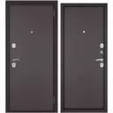 Входная дверь Mastino Home Eco левый 205x86см цвет шоколад букле