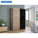 Шкаф-купе Мебельная компания е1 500215 230x140х57 см 8 полок лдсп цвет сонома