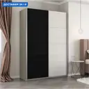 Шкаф-купе Мебельная компания е1 500268 230x140х57 см 8 полок лдсп цвет ясень анкор светлый