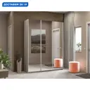 Шкаф-купе Мебельная компания е1 500597 230x180х57 см 10 полок лдсп цвет ясень анкор светлый