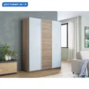 Шкаф-купе Мебельная компания е1 500539 230x180х57 см 10 полок лдсп цвет сонома