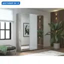 Шкаф-купе Мебельная компания е1 500528 230x180х57 см 10 полок лдсп цвет бетон