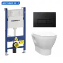 Комплект инсталляция с унитазом Geberit 553410 цвет белый