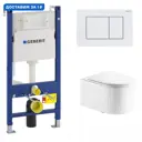Комплект инсталляция с унитазом Geberit 631231 цвет белый