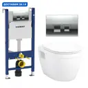 Комплект инсталляция с унитазом Geberit 594903 цвет белый