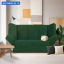 Диван раскладной Cityhd Прямой диван 205x95x95 см велюр цвет зеленый