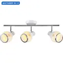 Спот поворотный Stilfort Sf2022-01-03c 3 лампы E14 6 м² цвет белый