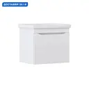 Тумба с раковиной подвесная Vigo Grani 057 белый 60 см цвет белый