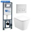 Комплект инсталляция с унитазом Weltwasser 513099 цвет белый