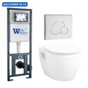 Комплект инсталляция с унитазом Weltwasser 558108 цвет белый
