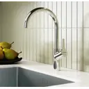 Смеситель для кухни Damixa DX3S10720000 поворотный излив 37 см цвет хром