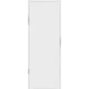 Дверь межкомнатная глухая с замком комплекте Invisible 80x200 см без кромки цвет белый