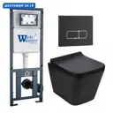 Комплект инсталляция с унитазом Weltwasser 513089 цвет черный
