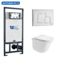 Комплект инсталляция с унитазом Weltwasser 542316 цвет белый