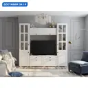 Модульная стенка BTS Северина 240x217x37 см ЛДСП цвет белый