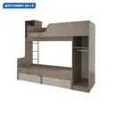 Кровать Beneli ЮТА_Кровать-чердак 249.5 x 212.5 x 249.5 см лдсп цвет коричневый