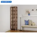 Стеллаж деревянный Мебельная компания Е1 35x220x44 см нагрузка до 25 кг лдсп цвет крафт табачный