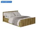 Кровать Мебелони Евро light КР-11 155x75x203.2 см ЛДСП цвет крафт/белый