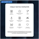 Диван угловой Лига диванов Лига-063 129794L 297x88x160 см велюр цвет tower 13 синий