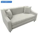 Диван прямой Лига-071 Лига диванов 129773 164x82x93 см велюр цвет tower 01 молочный