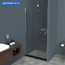 Душевая дверь Belbagno Uno 381405 90см эффект стекла прозрачный распашной