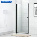 Душевая дверь Cezares Eco 70см эффект стекла прозрачный распашной