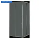 Душевой уголок Cezares Relax 561418 квадратный 80x80см хромированный профиль эффект стекла прозрачный