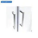 Душевой уголок Cezares Molveno 292876 1/4 круга 120x120см серебристый блеск профиль эффект стекла прозрачный