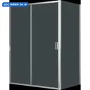 Душевой уголок Rgw Classic 489199 прямоугольный 100x80см серебро профиль эффект стекла прозрачный