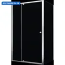 Душевой уголок Wasserkraft Aula 555703 прямоугольный 120x80см серебро профиль эффект стекла прозрачный