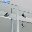 Душевой уголок Wasserkraft Vils 56R 460485 прямоугольный 110x100см серебро профиль эффект стекла прозрачный