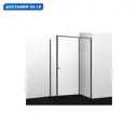 Душевой уголок Wasserkraft Dill 61S 139471 прямоугольный 120x90см черный профиль эффект стекла прозрачный