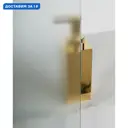 Душевой уголок Belbagno Uno 412455 квадратный 95.5x95.5см серебристый блеск профиль эффект стекла рифленый