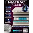 Матрас Ami Карбон Стронг 140x200x22 см независимый пружинный блок