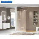 Душевая перегородка Cezares 147722 100x195см серебро профиль