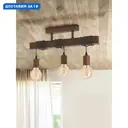 Светильник подвесной Eglo Townshend 4 Eg_43522 3 лампы 8 м² цвет коричневый