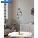 Светильник подвесной Eglo Tarbes Eg_94191 3 лампы 8 м² цвет черный