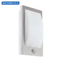 Светильник уличный настенный Eglo Eg_97238 12 Вт IP44 с датчиком движения цвет серый/серебристый