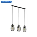 Светильник подвесной Eglo Clevedon Eg_49142 3 лампы 8 м² цвет черный