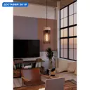 Светильник подвесной Eglo Kilnsdale Eg_43833 1 лампа 2 м² цвет коричневый/черный