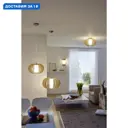 Светильник подвесной Eglo Stellato 1 Eg_95598 1 лампа 3 м² цвет белый/сосна/никель