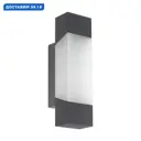 Светильник уличный настенный светодиодный Eglo Gorzano Eg_97222 IP44 цвет черный