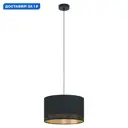 Светильник подвесной Eglo Esteperra Eg_99273 1 лампа 2 м² цвет черный/золотой