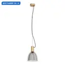 Светильник подвесной Eglo Lebalio Eg_99313 1 лампа 2 м² цвет бронза/прозрачный/черный