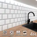 Стеновая панель матовая Фартукофф ФФ - 392 400x60x0.1 см ПВХ цвет разноцветный