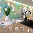 Стеновая панель матовая Фартукофф ФФ - 409 400x60x0.1 см ПВХ цвет разноцветный