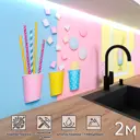 Стеновая панель Фартукофф ФФ - 411 200x60x0.1 см ПВХ цвет разноцветный