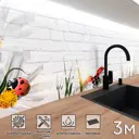 Стеновая панель матовая Фартукофф ФФ - 417 300x60x0.1 см ПВХ цвет разноцветный